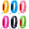 Anti Mosquito Ring Waterproof Candy Jelly Color Mosquito Repellent Band Bracelets kids Silicone Hand Wrist Band