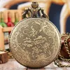 Винтажные пиратские череп в Quartz Pocket Watch Мужчины женщины.