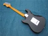 Black Body elektrische gitaar met witte parel pickguard, 4s witte pickups, esdoorn toets, chromen hardware, aangepast op maat