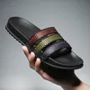 Designers Rubber Slide Sandal black Golden blue Slide Beach Designers Slippers Mens Sandals Luxury Shoes Casual Slides Flip Flops Slippers