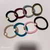 Presentes de festa elástico de metal brilhante multicolorido elástico C anel de cabelo cabeça corda terno para rabo de cavalo delicado favorito feminino itens acessórios cocar