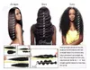 Bellahair Kinky Hetero rendas frente perucas para mulheres negras Brazlian Virgin Cabelo Humano Perucas Pré Cap Medium arrancada