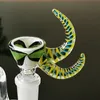 Heady Glass Bowl 14mm Male Joint Unique Glass Bowls Colorful Dab Tool For Glass Bubbler Dab Rigs Smoking Accessories XL-SA05