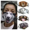 마스크는 재미 얼굴 보호 귀 매달려 취재 동물이 빨 재사용 입 마스크 인쇄 성인 남녀 공통 디자인 마스크 LSK459 마스크 3D-인쇄