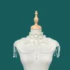 Элегантная жемчужная бисера свадебные куртки 2020 модный ручной работы невесты свадебный банкет Bolero Wrap Cape Bride аксессуары в наличии