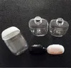 PET plastic 30ml hand sanitizer bottle half round flip cap bottle children's carry disinfectant hand sanitizer bottle