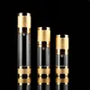 15 ml 30 ml 50 ml gouden airless pomp fles draagbare navulbare lotion fles cosmetische container gratis verzending WB2288