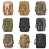 12x4x18cm Poche suspendue Sac de taille Armée Fan Poches de sport en plein air Sacs de téléphone multifonctions Camouflage Molle Pack d'accessoires pour 8 2yl B2