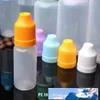 Nova Chegada Liso Macio LDPE 10ML Gotas de Plástico Garrafa Vazio Recipientes por Atacado e Prova Cap 10 ml Plástico Feito em