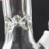 Tjocklek glasbägare bongs super tungt glas vatten rör dap rigg tre storlek hög 12 14 18 tum glas bong 188mm joint9442933