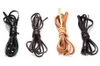 30M / 30pcs en cuir de vache réel Véritable cordon plat Largeur corde cordes Bracelet Collier bricolage Bijoux Accessoires de bricolage