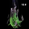 60pcs Luminous Fishing Haken Stachelstaller 1426 mit Linien Pesca Tackle Accessoires High Carbon Stahl Angelhaken Fishhooks Geschenk T41499413