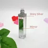 New 7ML LED Empty Lip Gloss Tubes Square Clear Lipgloss Refillable Bottles Container Plastic Lipgloss Makeup Packaging with Mirror7790759