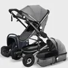 Baby 3 в 1 подлинная портативная карета складная коляска алюминиевая каркаса Stroller01