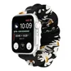 Bracelet pour Apple Watch iwatch 7 6 5 4 3 2 Series Bande de remplacement Bracelet en tissu avec motif léopard Camo Flower 38mm 40mm 42mm 44mm 41mm 45mm