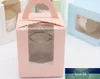 Babeczki pudełka z oknem z uchwytem Macaroon Box Muffin Box