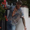 Mens Shirts Fashion Casual Summer Hawaii Casual Beach Short Sleeve Printing Shirt Short Sleeve Shirts S-XXL