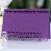 100pcs Laser Cut Lace Paper Place Card Party Table Decoration Gifts Wedding Party Supplies Event Anniversary Engagement Table Card Ideas