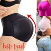 Nep ass onzichtbare naadloze vrouwen body shaper slipje shapewear hip enhancer buit gevoerde kont lifter ondergoed gevoerde shapers y200710