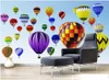 Aangepaste foto wallpapers voor muren 3D muurschildering moderne eenvoudige stijl cartoon ballon muurschildering voor kinderen kamer achtergrond muurpapieren home decor