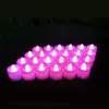 Candele da tè a LED da 3545 cm Candele da tè senza fiamma Luce senza fiamma Funzionamento a batteria Matrimonio Compleanno Festa Decorazione natalizia Intero3452463