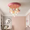 Children's Cartoon led Ceiling Lamp Living Room Bedroom Ceiling Light Nordic Net Red Fixtures For Study Kindergarten272m