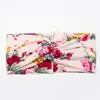 S1554 Europe Fashion Women's Florals Headband Elastic Yoga Sports Headband Ladies Flower Hair Band 17 Colors