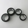 New design 12pcs/lot 60g/80G/100g/150G Empty Aluminium Jar Makeup Cases Sample Jars Container black metal tin for cosmetic