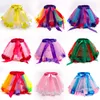 New saia tutu Baby Girl Saias Princesa Mini Pettiskirt do partido Meninas da dança de roupa infantil roupa vestido colorido para crianças