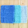 6inch Baby Girl Crochet Tutu Tube Tops Chest Wrap Wide Crochet headbands Candy color clothes9947442