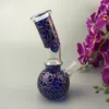 Blue Huge Heady Glass Bong Hookahs 18mm Joint Water Pipes Dab Oil Rigs Bongs with Bowl