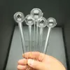 Smoking Pipes bongs Manufacture Hand-blown hookah Transparent long pot with a length of 15cm and a foam of 3cm
