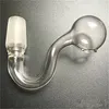 Heldere glazen olie -brander waterpijpen dikke pyrex voor waterpijpen rookplatforms bongs 14 mm en 18 mm mannelijke vrouwelijke grote kommen
