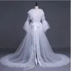 2020 Kobiety Sexy Bielizna Długa Koronkowa Sukienka Sheer Gown Zobacz przez Kimono Robe Sleepwear1