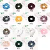 73 Color PU zipper colour headband Large intestine Hair Ties Ropes Elastic Velvet hair band Girls Ponytail Pocket Zipper Scrunchie7831361