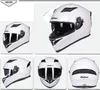 Vendas dot Aprovado Capacetes de Motocicleta de Segurança Rosto Full Dual Lens Racing Capacete Forte Resistência Off Helmet Jiekai