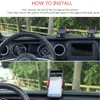 ABS Car Center Console Telefonhållare Mobiltelefon Mount för Jeep Wrangler JL JT 2018+ Auto Interior Accessoarer