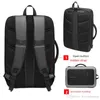 Backpack de homens profissionais Backpack Sacos de viagem à prova d'água Laptop School Bag Office Business 15 polegadas Mochilas de computador USB1655711