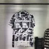 Men039s swobodne koszule luźne duże koszulki erd mężczyźni kobiety jakość stylu brytyjskiego streetwear streszczenie top tee erd5409161