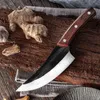 Handgjord Kolstål Boning Kniv Smidd Kök Kock Kniv Kött Cleaver Butcher Vegetabilisk Fläskkniv Hem Utomhus Cutter Tool Partihandel