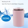 Mini humidificateur d'air ultrasonique, diffuseur d'huile essentielle et d'arôme de 260ML, pour bureau, maison, voiture, brumisateur USB avec lampe de nuit LED