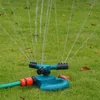 Automática Sprinklers Grass Gramn Lawn Tool 360 Grau Girando Três fileiras Doze Bicos Sistema de Irrigação de Jardim