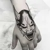 Tatuaggio temporaneo uomini horror re tigre tatuaggio temporaneo ragazzo impermeabile mano tatoo rosa bocca robot tatuaggio adesivo trasferimento dell'acqua