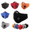 Ciclismo máscaras contra poeira à prova de ciclismo do respirador com Activated protetor facial Carbono Formação Outdoor Pure Meia Face Boca Muffle Máscaras LSK354