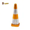 Honeypuff Premium Aluminum Smoking Pipe Traffic Cone Shape 60MM Metal Bowl Pipe For Herb Tobacco Smoking Accessories