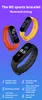 M5 0.9 inch Smart Bracelet Magnetic Charging Sports Fitness Wristband Blood Pressure Tracker 13 Languages Translation for iOS Android Phones