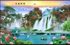 Custom photo wallpapers for walls 3d mural Beautiful Chinese style landscape waterfall living room sofa background wall decoration painting
