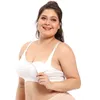 Gym Clothing WANAYOU Large Size Front Buckle Breastfeeding Bras Padded Wirefree Quick Drying Sports Breathable Maternity Nursing