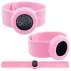 Enfants Réglable Black Lava Huile Essentielle Diffuseur Bracelet Enfants Hommes Femmes Clap Silicon Bracelets