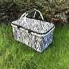 9 Estilo Oxford Cloth Folding Picnic Basket Armazenamento Bag Camping mais fresco isolado Arrefecer Hamper impermeável ao ar livre piquenique sacos LZ1966